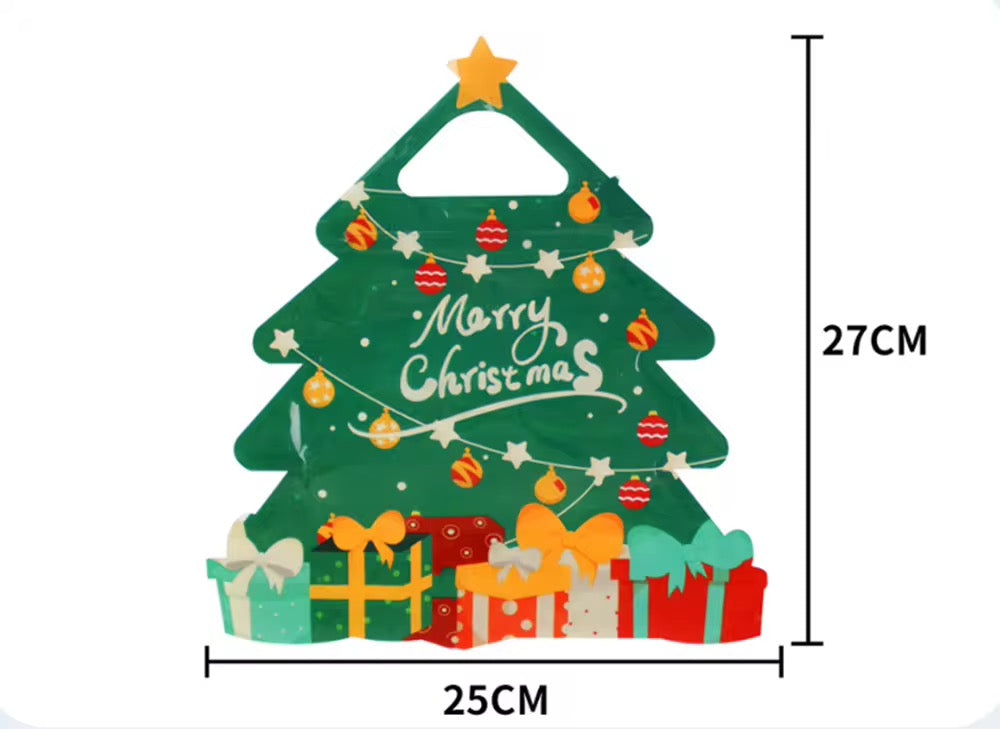 X12pcs Christmas Bag With Zipper #CB2303