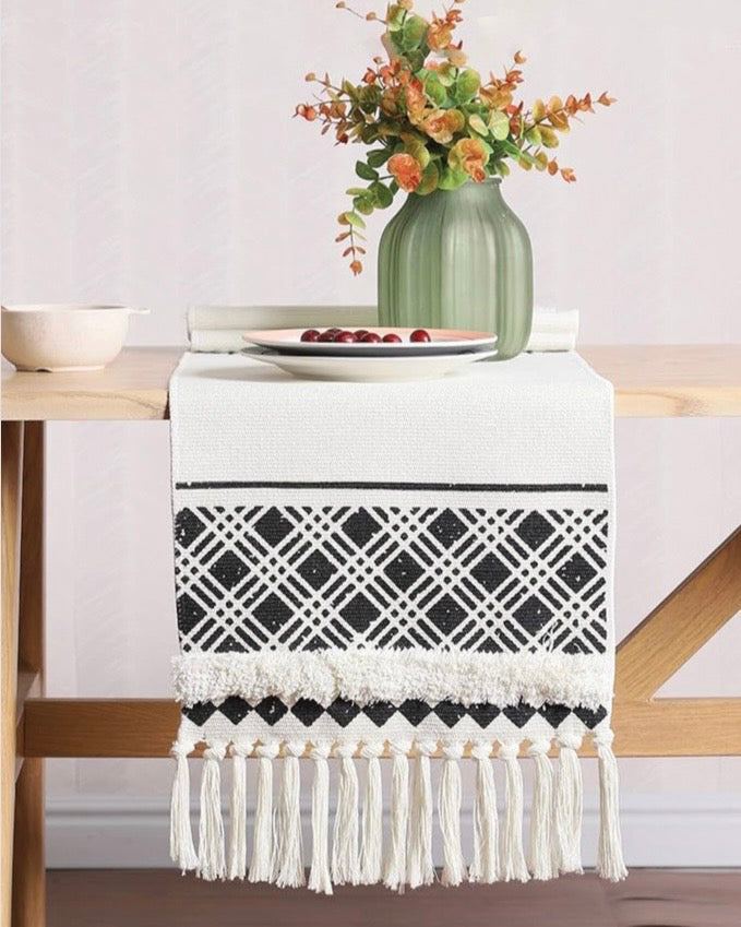 Boho Geometric Table Runner #CV3992