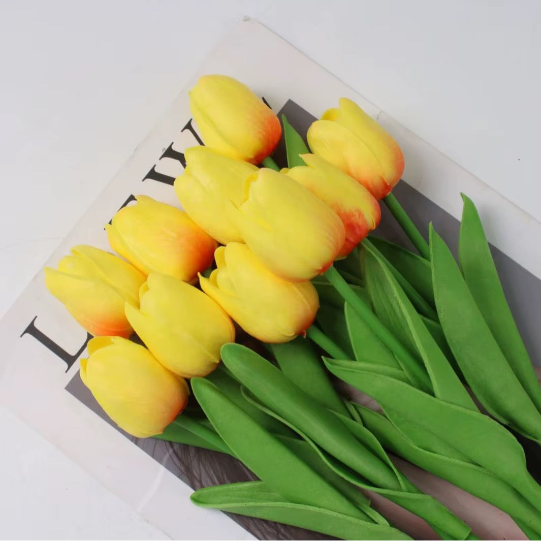X10pcs - Artificial Tulip Flowers #AF4038