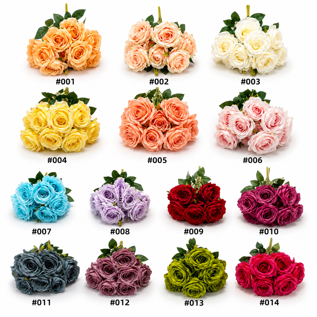 Artificial Rose Bouquet – 7pcs #AF4091