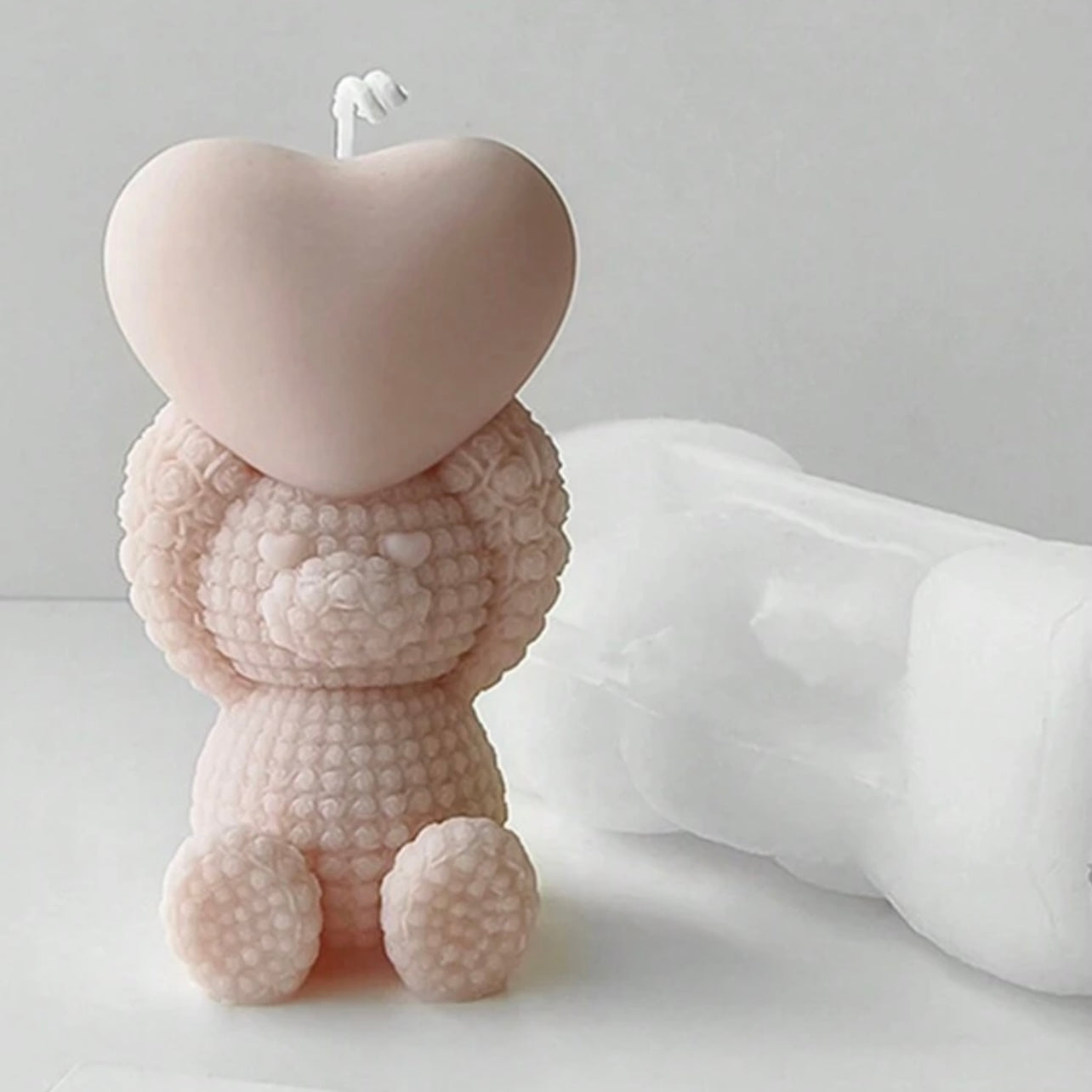 Rose Bear Silicone Mold #SM1694