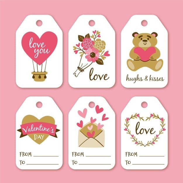 X20pcs - Valentine’s Tag #VT1709