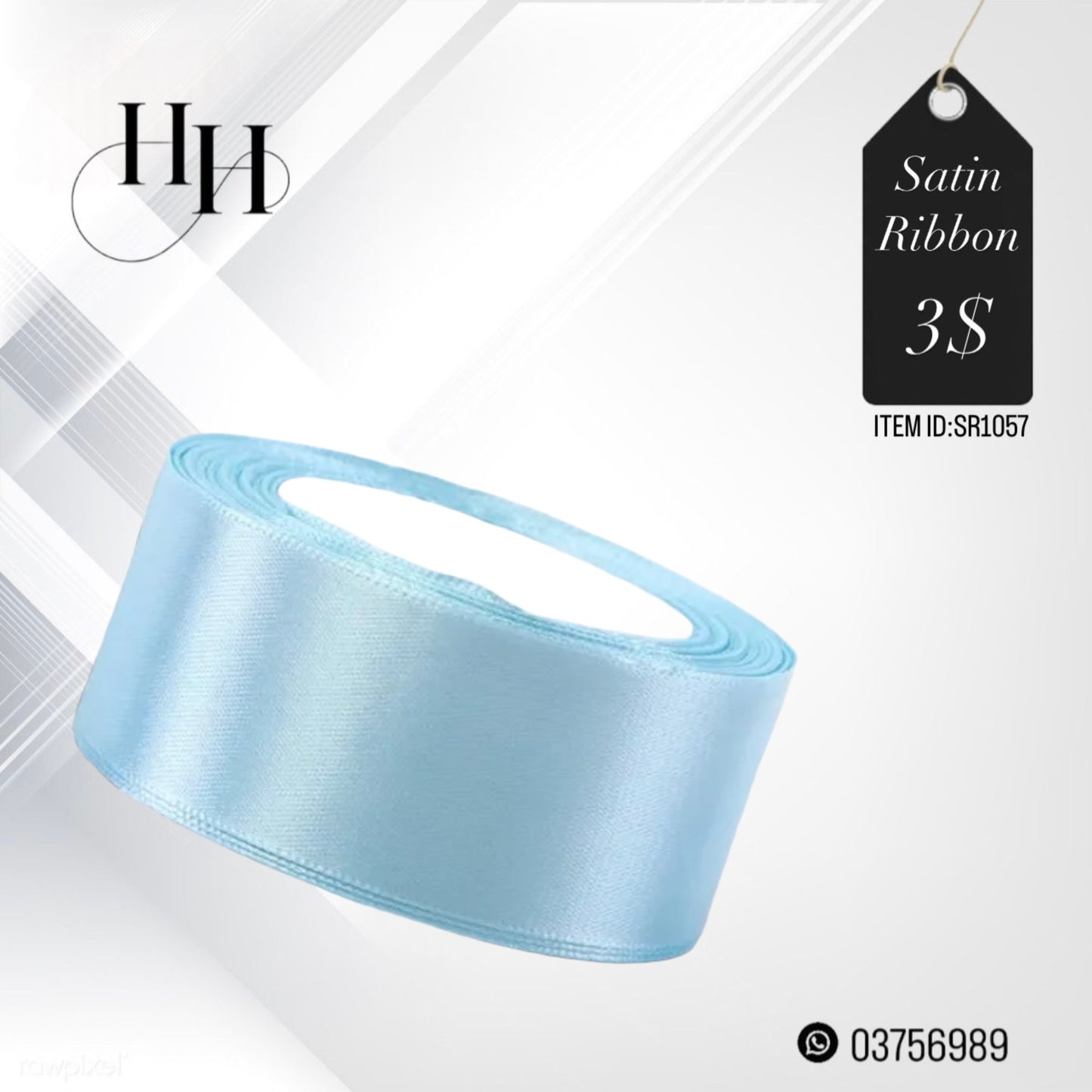 Satin Ribbon 20M x 4cm