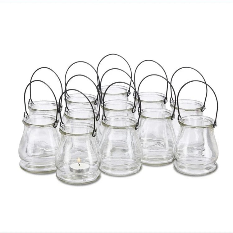 Glass Candle Holder #CH1685