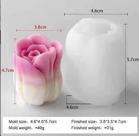 Tulip Flower Silicone Candle Mold