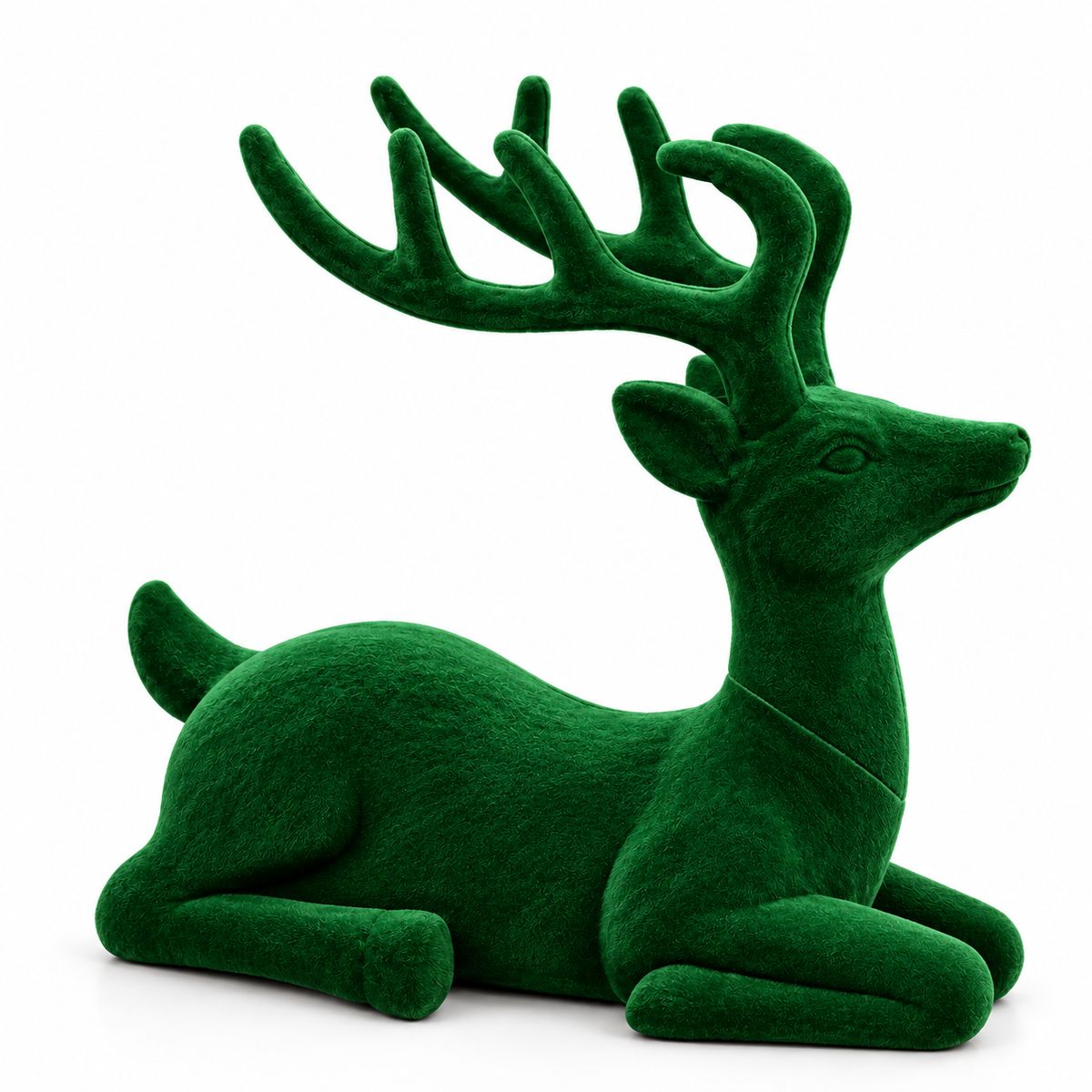 Velvet Reindeer Christmas Decoration #CD4430