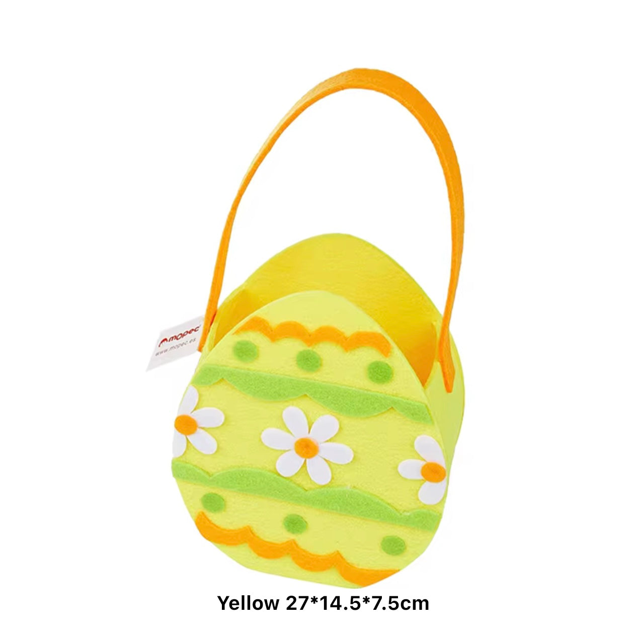 Candy Basket with Handle Felt Easter Egg Hunt Bags #CB1890