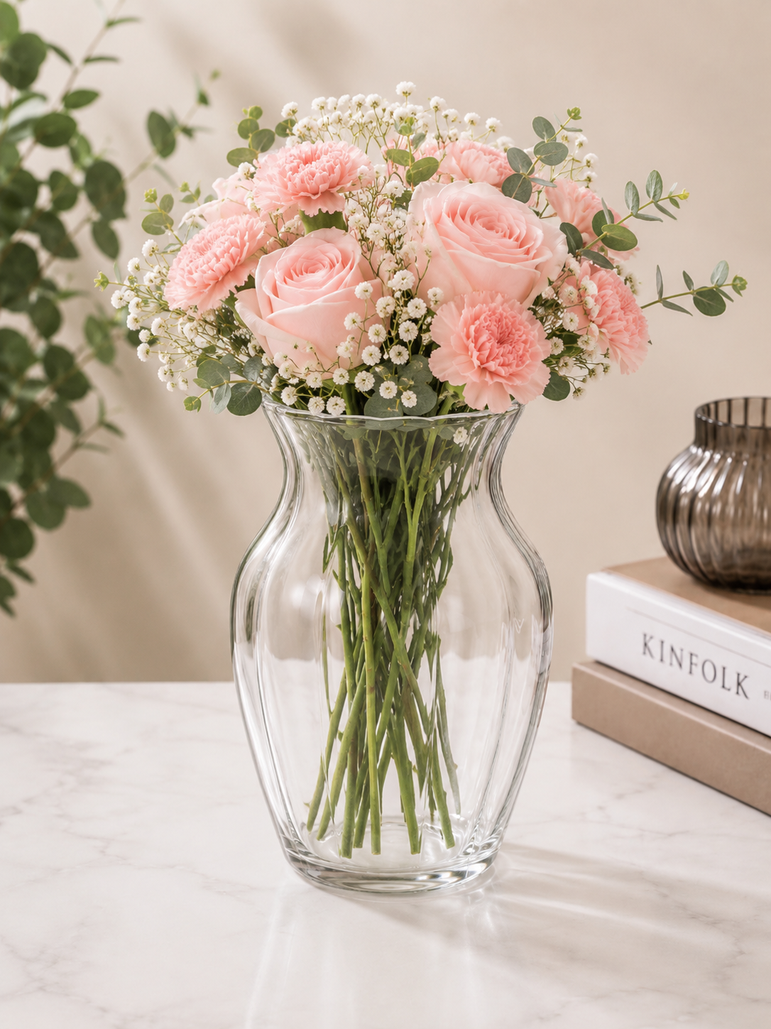 Classic Tulip Glass Vase #GV3930