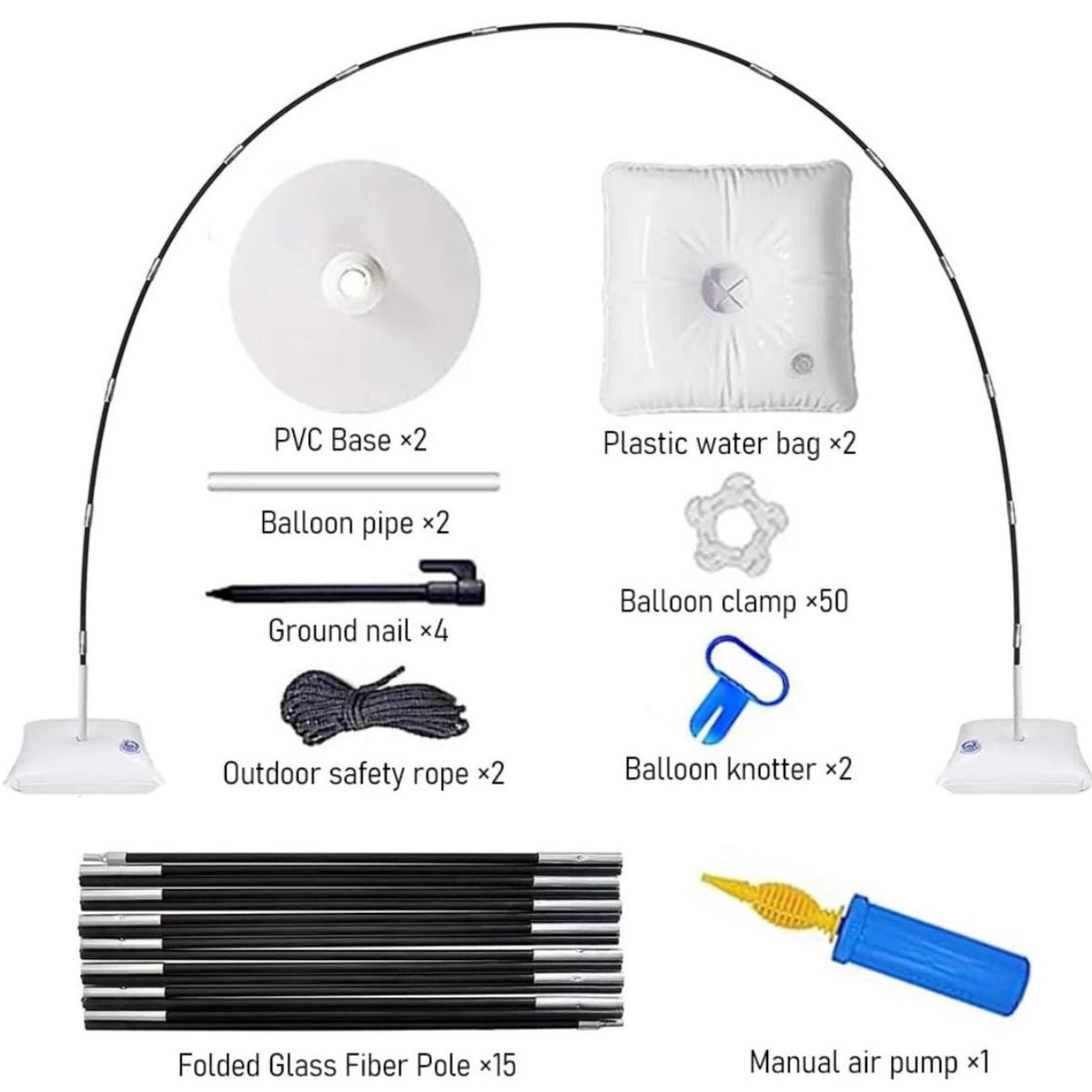 Balloon Arch Stand Kit #BA4243