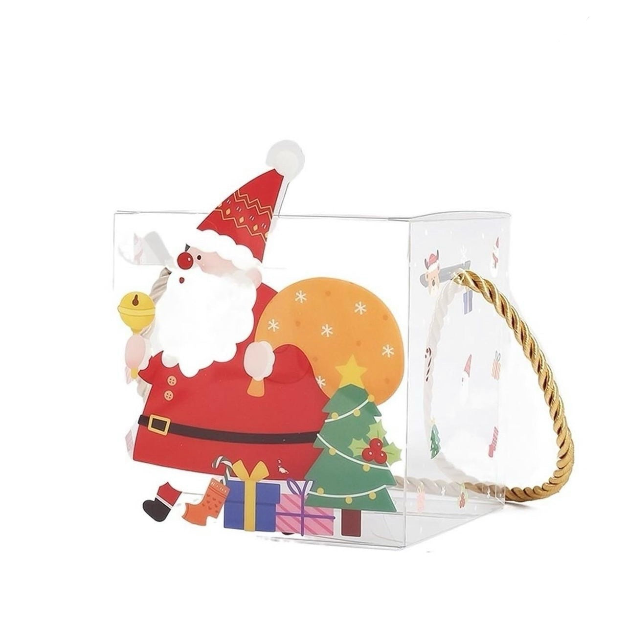 X6pcs - Christmas PVC Box 10*9.5cm #GB1547