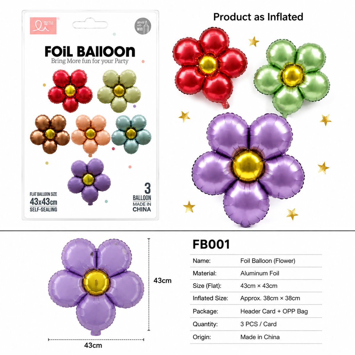 Daisy Balloons #BB2725
