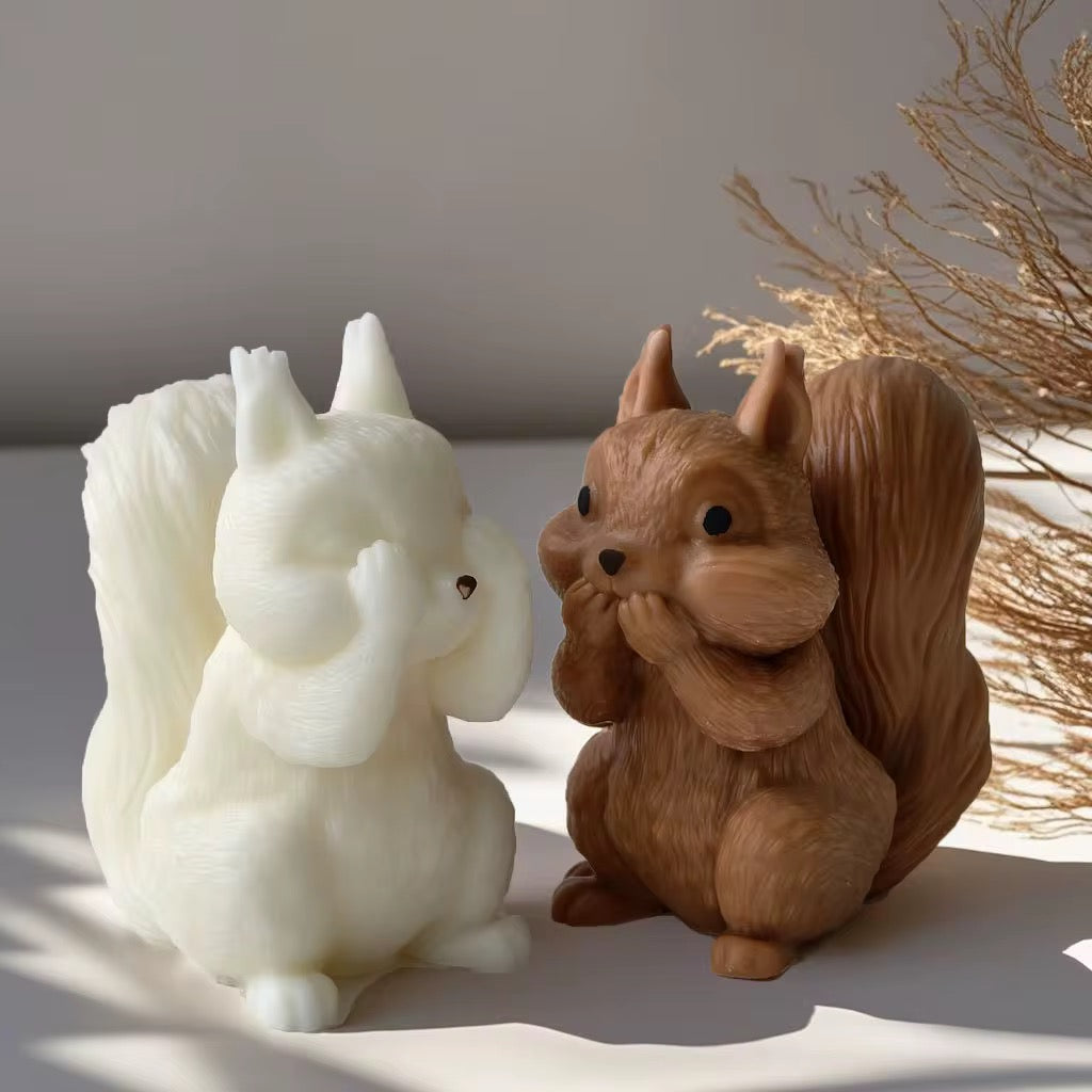 Big Tail Squirrel Silicone Mold #SM2315
