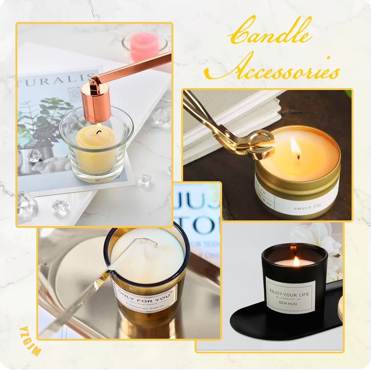 5 in 1 Candle Accessory Set #CA1971