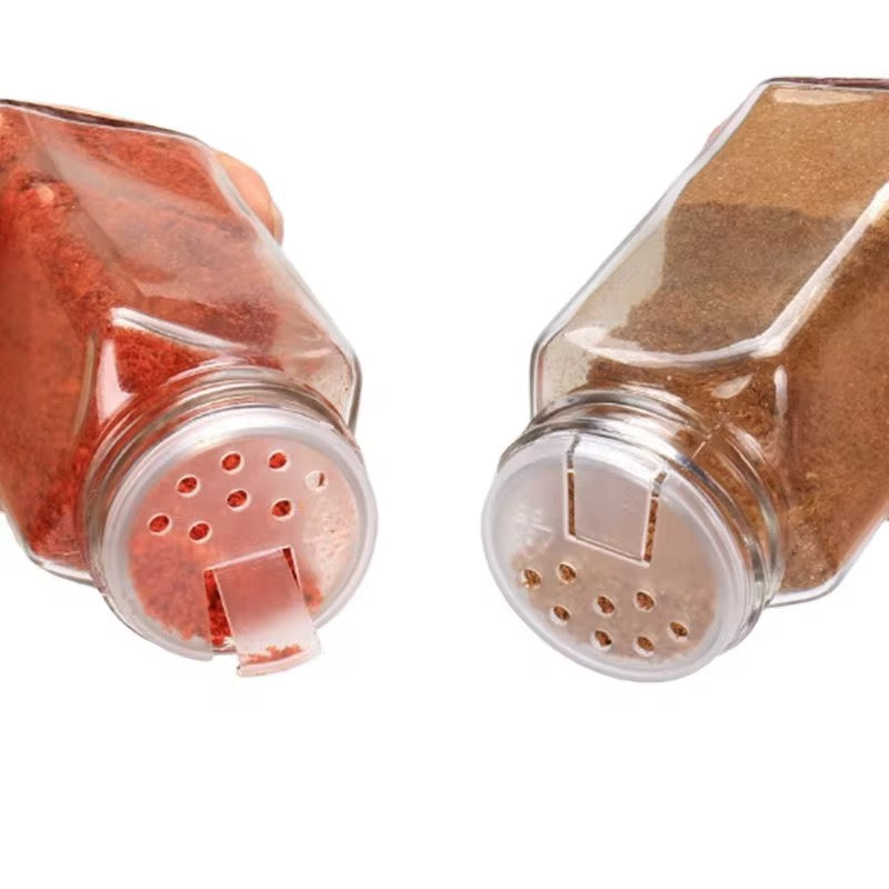 33-Piece Glass Spice Jar Set with Bamboo Lids & Labels #GS3941