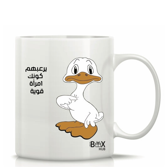 Printed Glass Mug with Cute Illustrations #GM3073