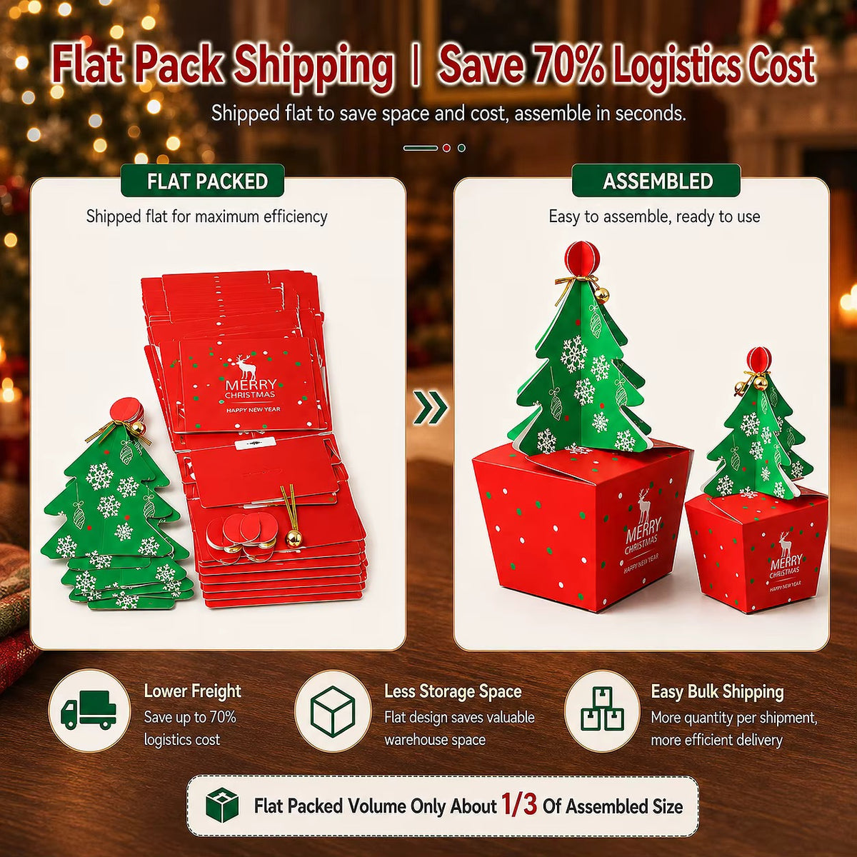 X12pcs Christmas Packaging #CC4208