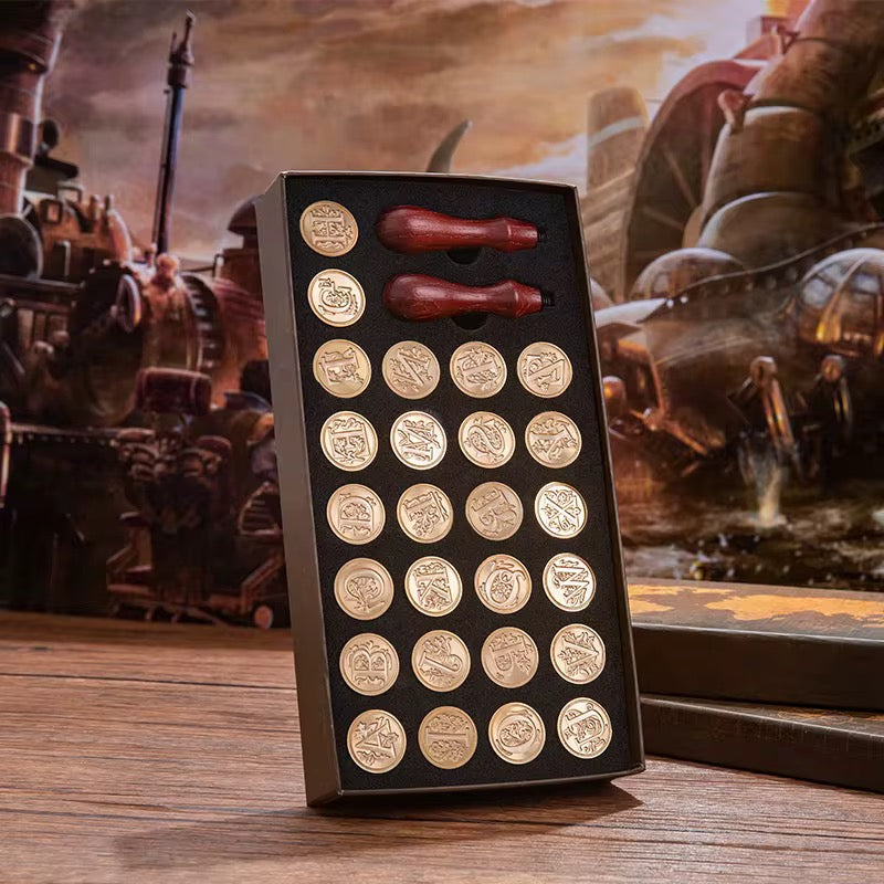 Stamps handle, copper head seal set #SH1985