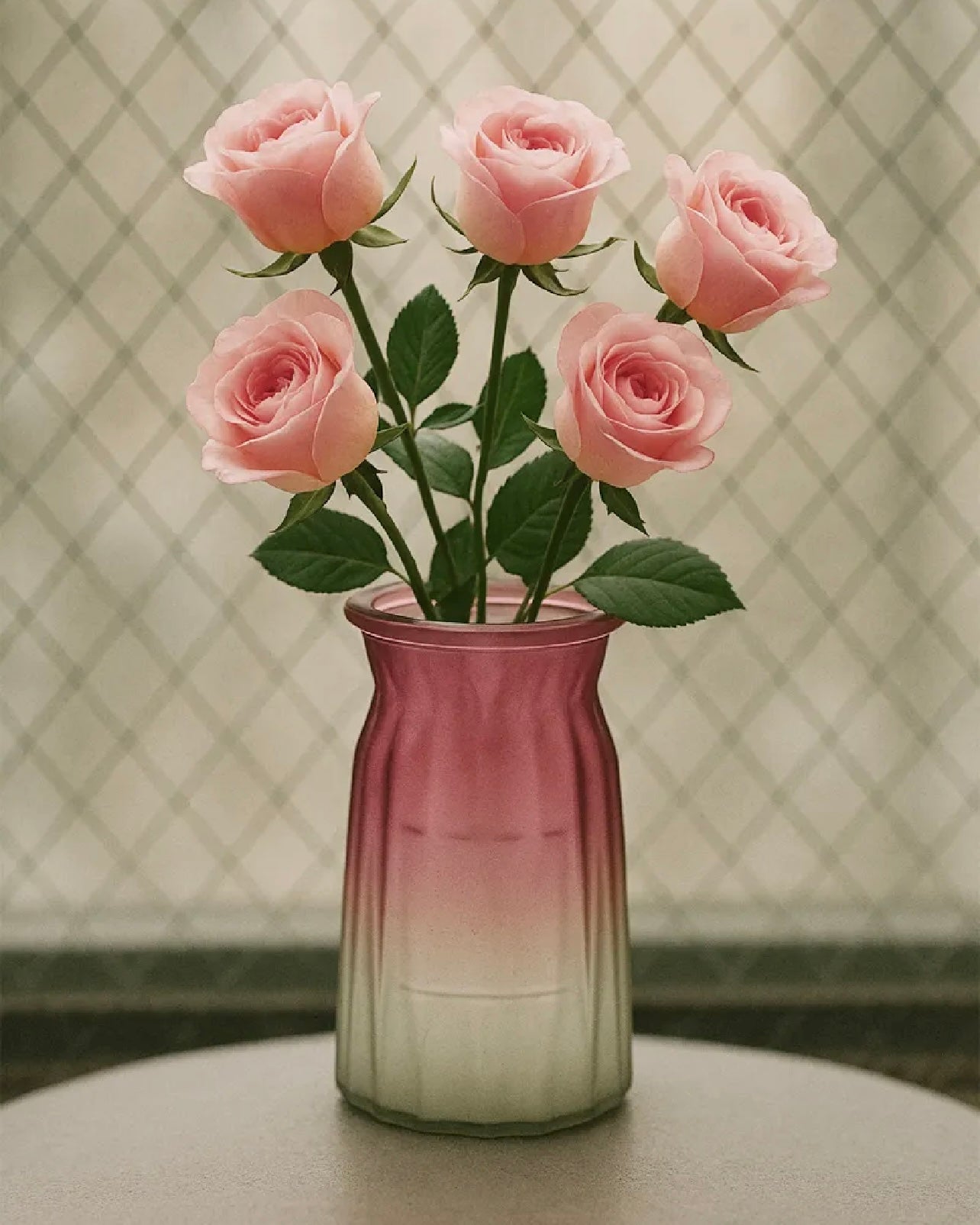 Flower Desk Decorative Glass Vase 15x8cm #GV2813