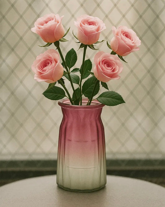 Flower Desk Decorative Glass Vase 15x8cm #GV2813