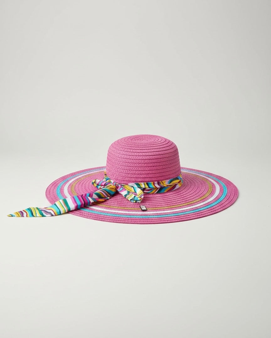 Women’s Colorful Wide-Brim Sun Hat #SB3832