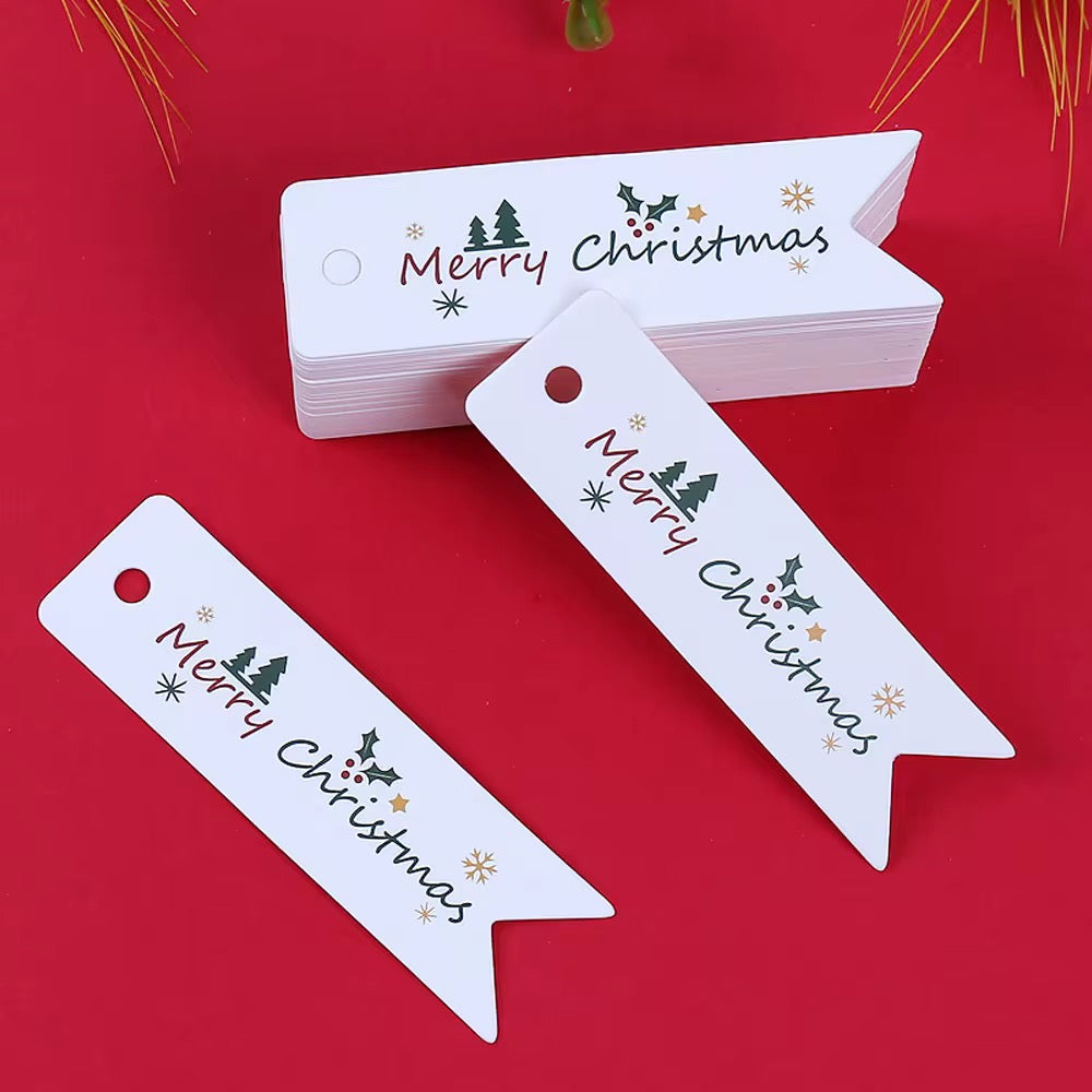 X50pcs Christmas carton tags #CT2298
