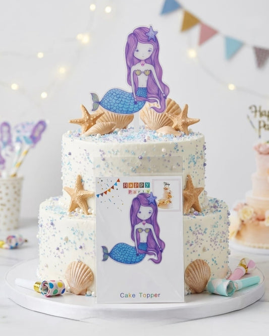 Mermaid Cake Topper #CT3903