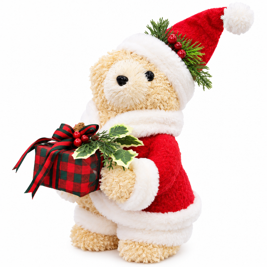 Christmas Bear with Gift Decoration #CB4450