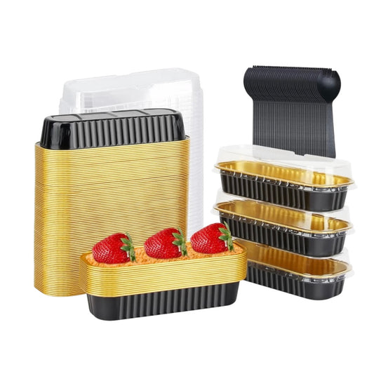 X12 Box 6.8oz Mini Pans With Lid & Spoon #LP1609