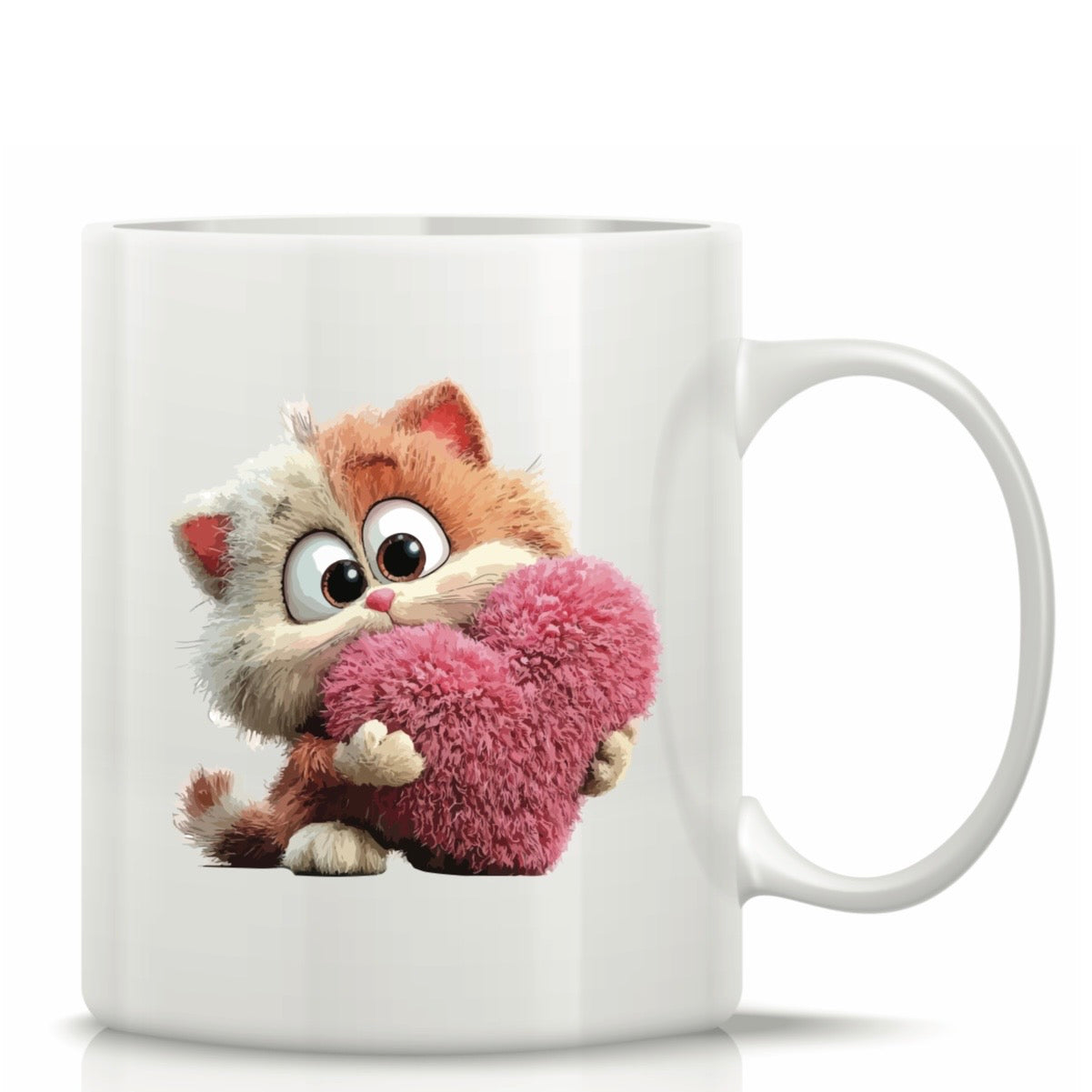 Printed Glass Mug with Cute Illustrations #GM3057