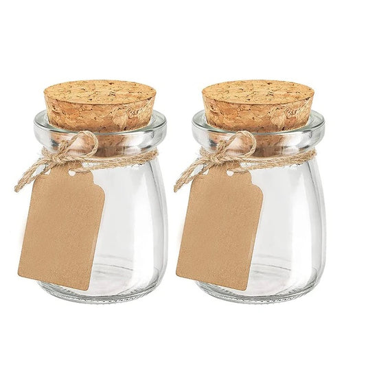 200ml Glass Jar With Wooden Lid #GJ1436