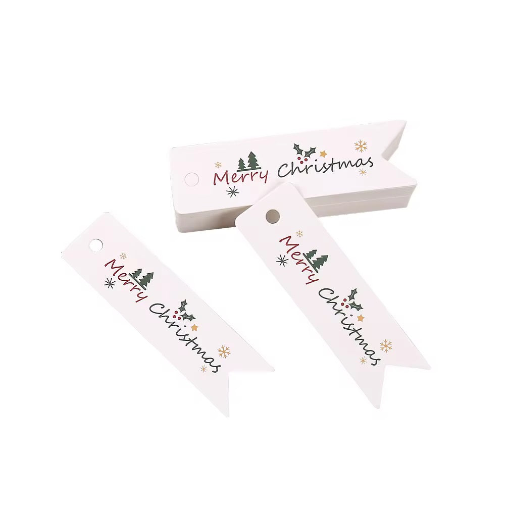 X50pcs Christmas carton tags #CT2298