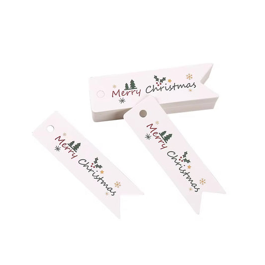 X50pcs Christmas carton tags #CT2298