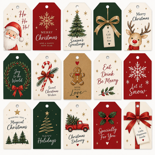 Christmas Gift Tags – Pack of 12pcs #CT4196