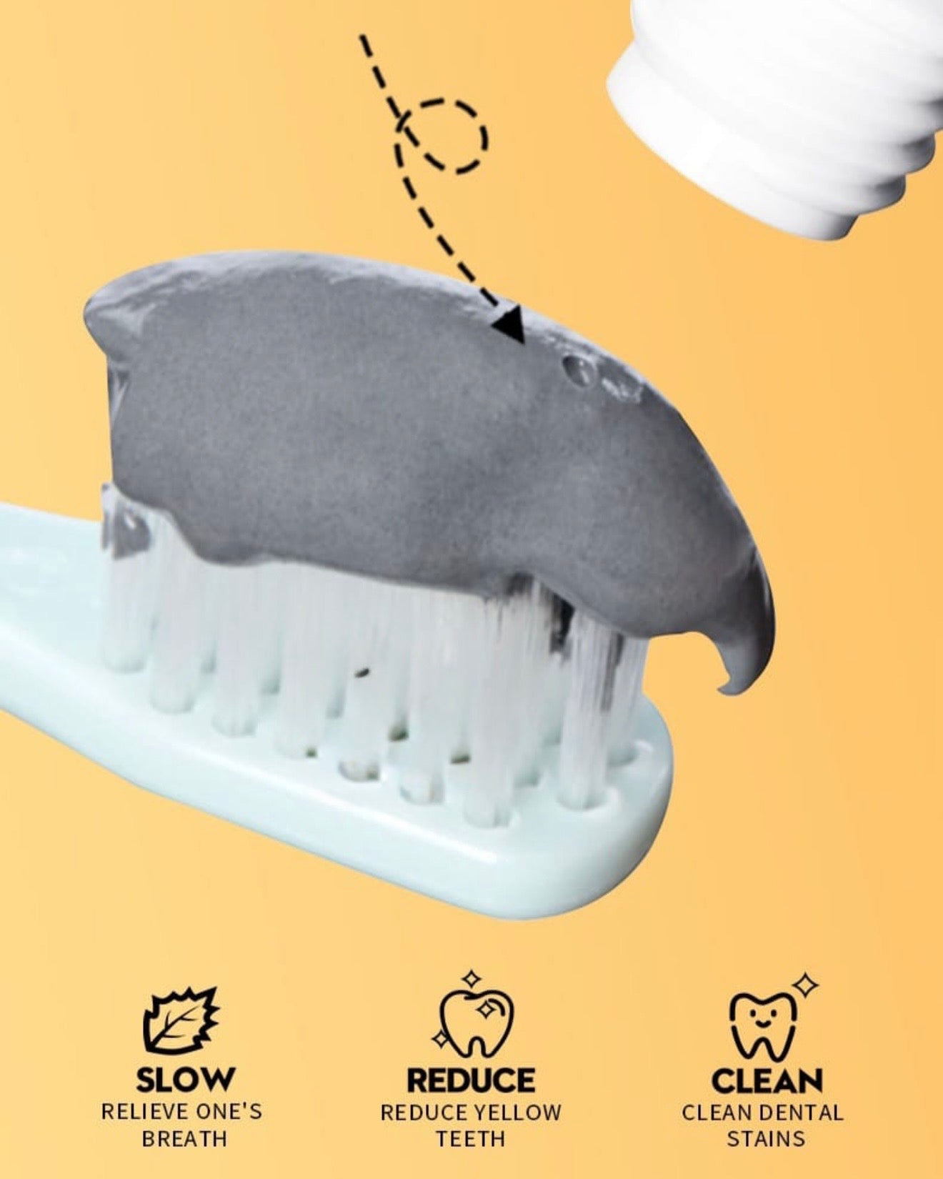 Nature Organic Bamboo Charcoal Toothpaste #TF055