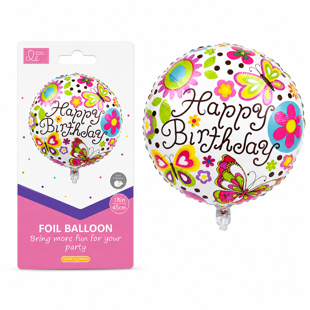 Happy Birthday Foil Balloon – 18 Inches #FB4116