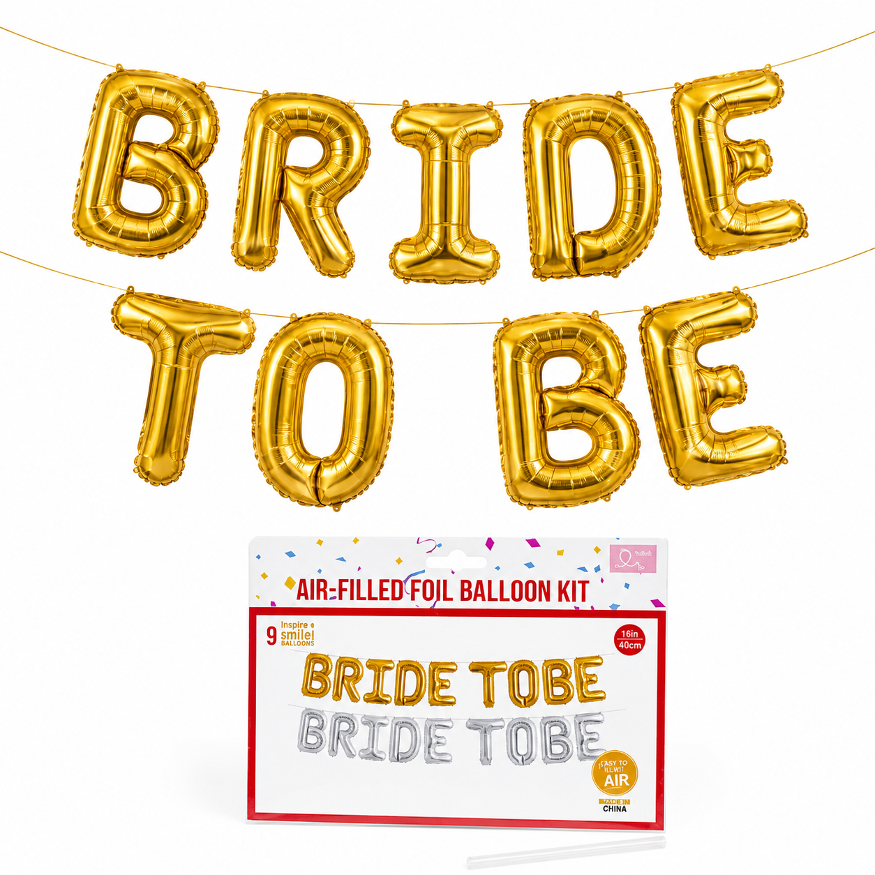 Bride to Be Foil Balloon Banner – 16 Inches #FB4121
