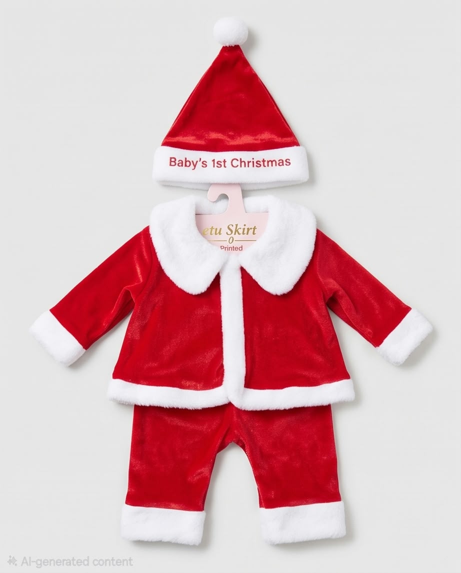 Baby Santa Claus Costume Set – 9 to 18 Months #CC4386