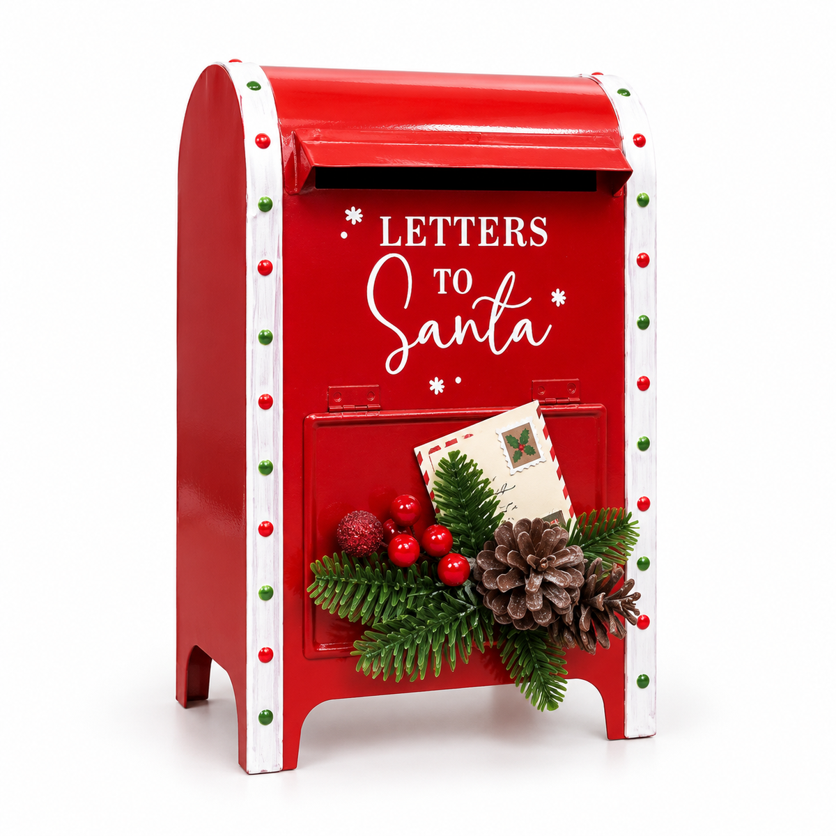Christmas “Letters to Santa” Mailbox Decoration – 25cm #CB4411