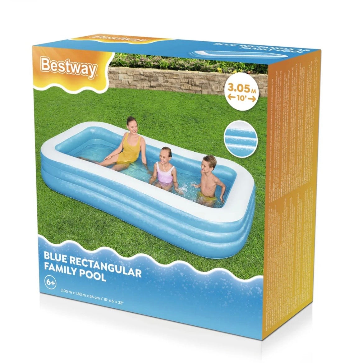 Bestway Family Inflatable Pool – 305 × 183 × 56 cm #IM3238