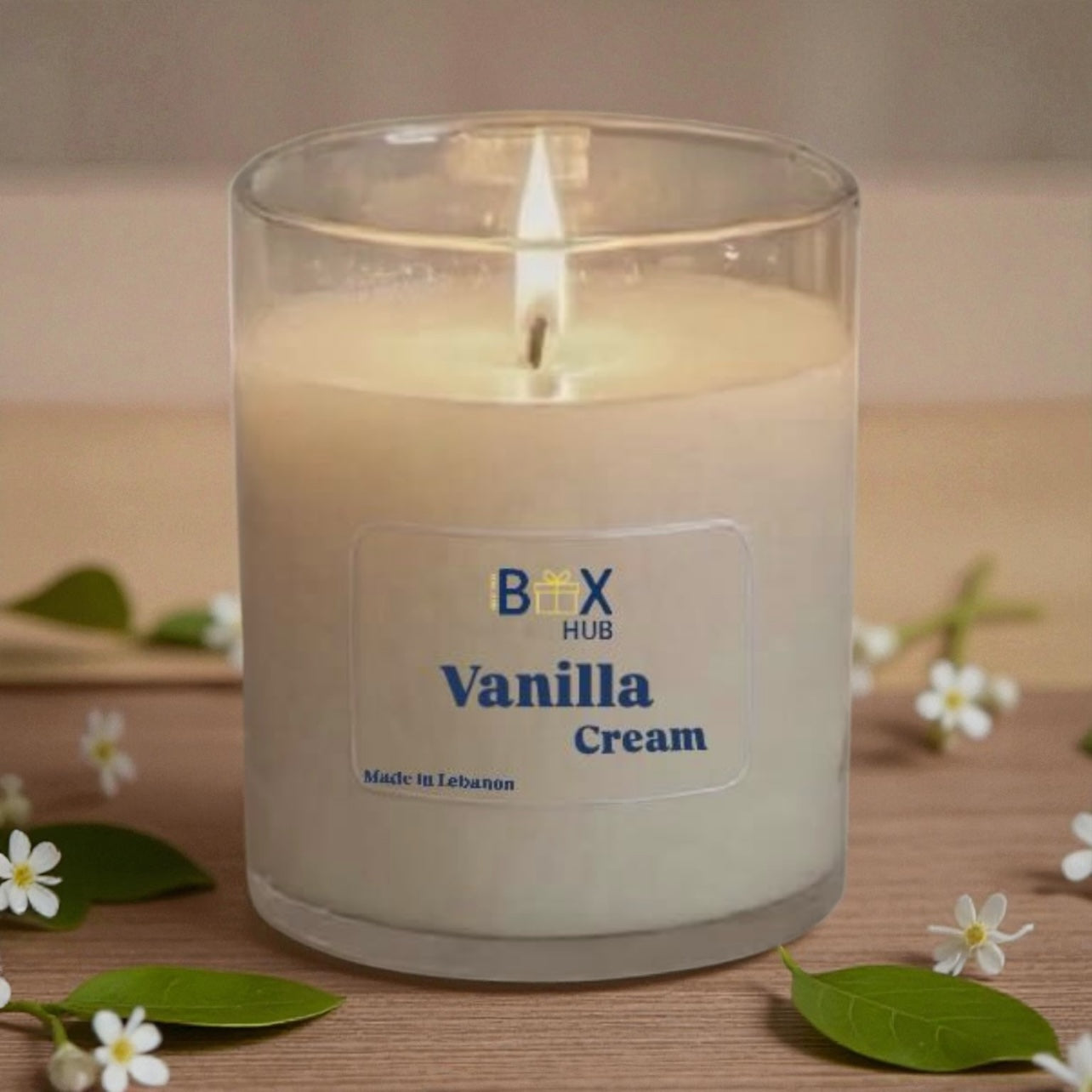 150g Vanilla Cream Scented Natural Candle #SC2408