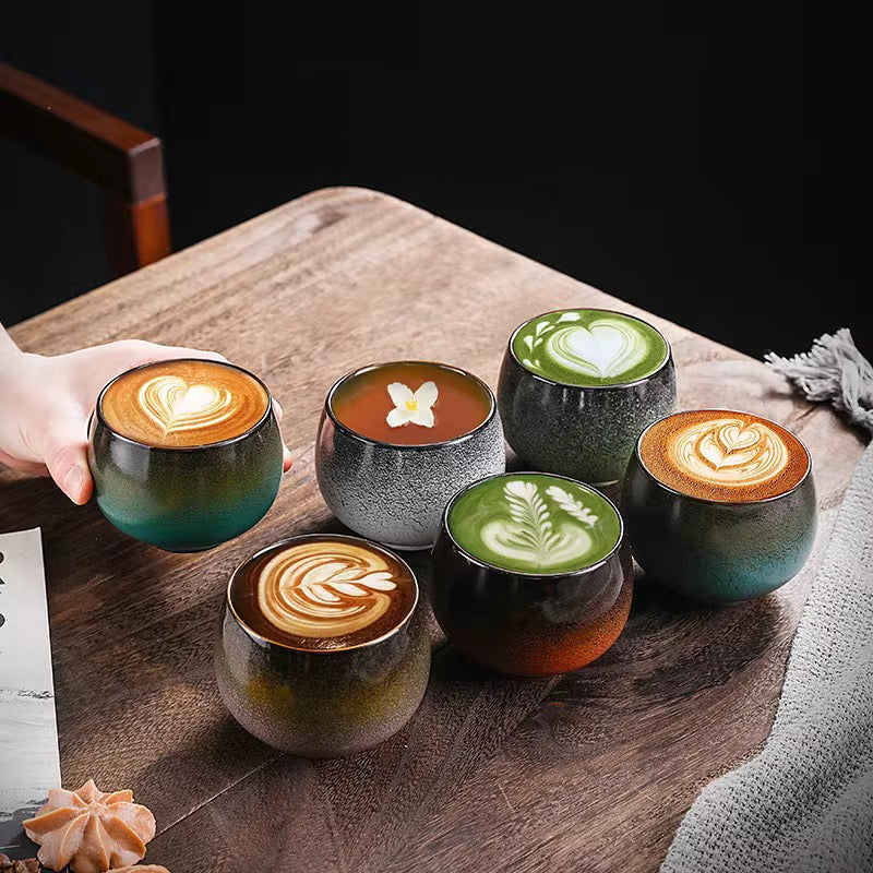 180ml Reactive Glaze Ceramic Cup #CM3956