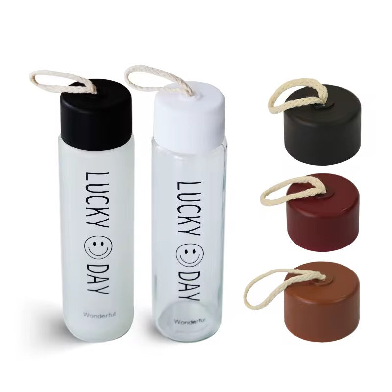 360ml Frosted Glass Water Bottle #GB2008