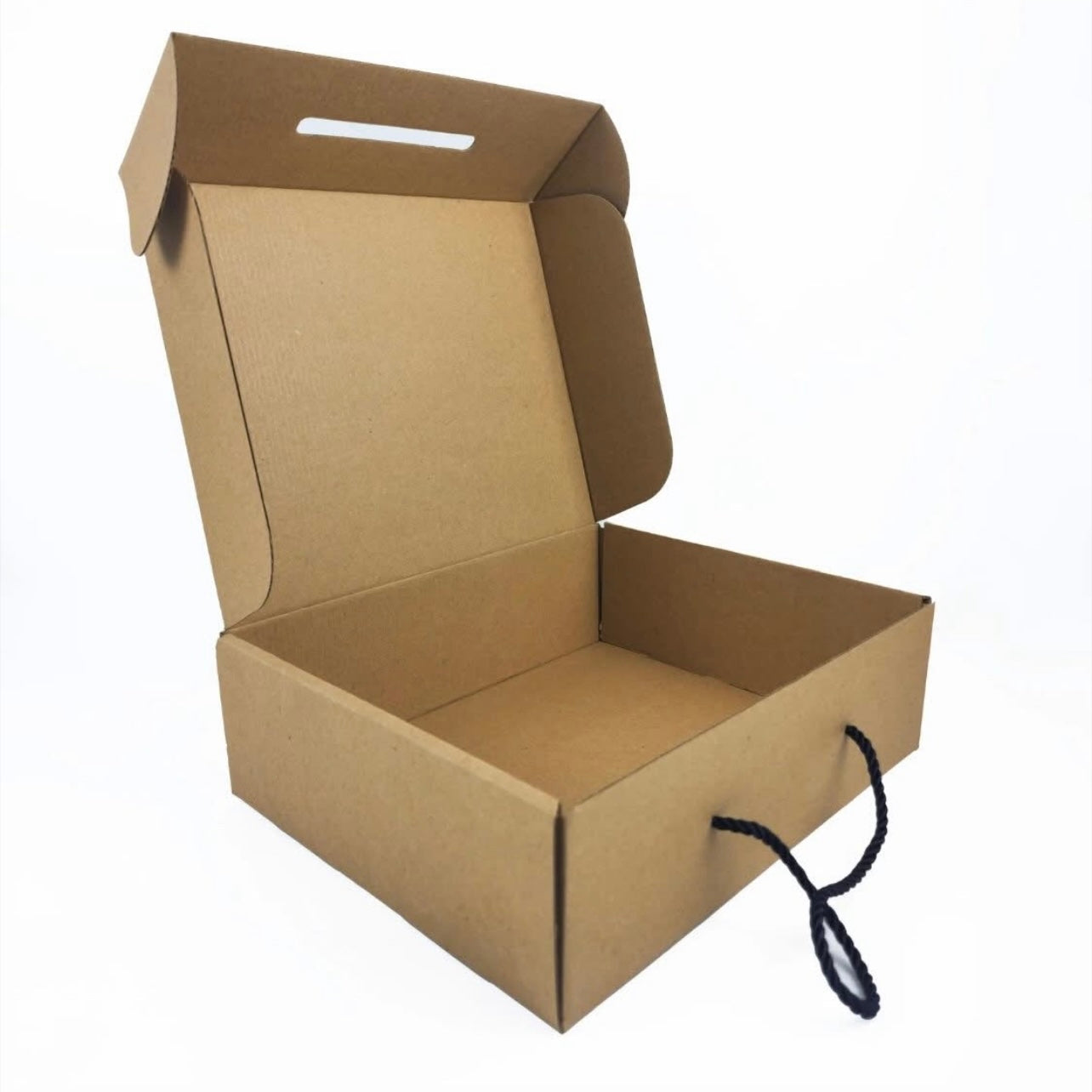 X12pcs/30x20x7cm - Kraft Box With Handle #kB2546