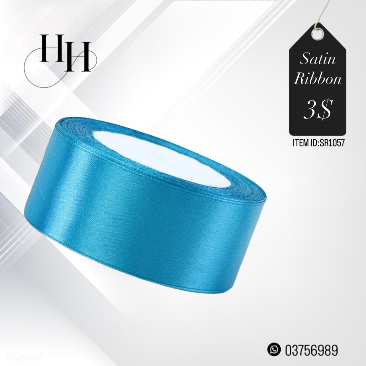 Satin Ribbon 20M x 4cm