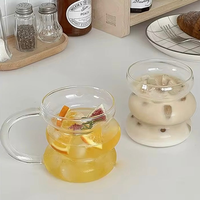 460ml Ripple Glass Mug #GM3961