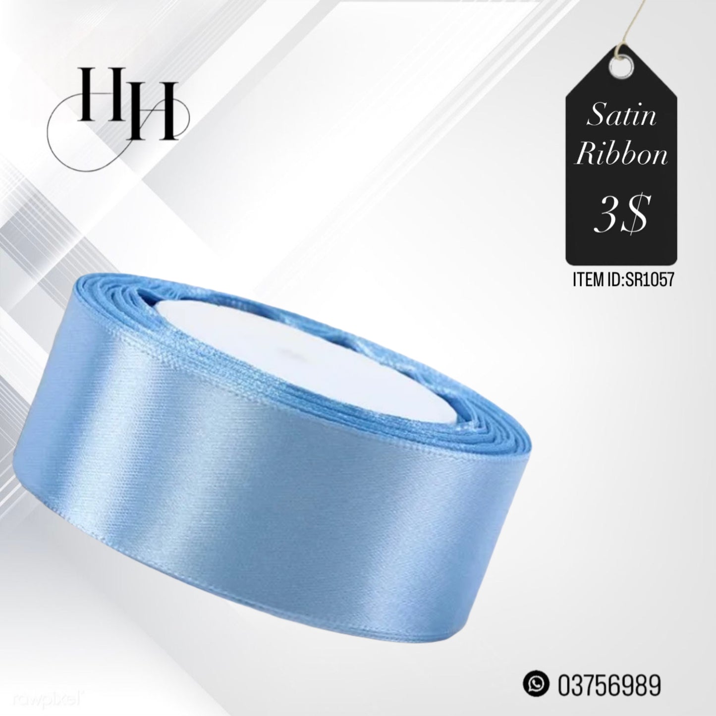 Satin Ribbon 20M x 4cm