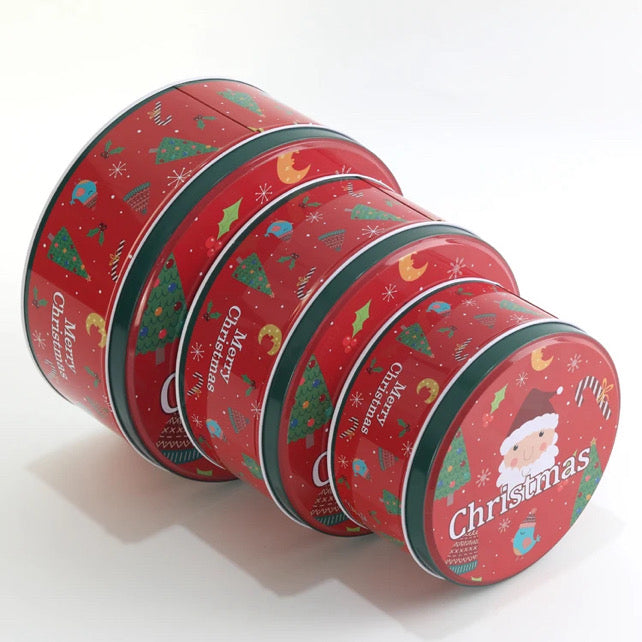 3pcs/set Christmas Aluminum Box #AB2027