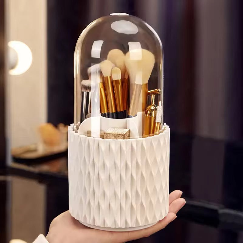 Portable 360 Rotating Makeup Brush Storage Box #MB2011