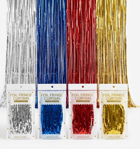 Foil Fringe Curtain – 2x1m #FC4124