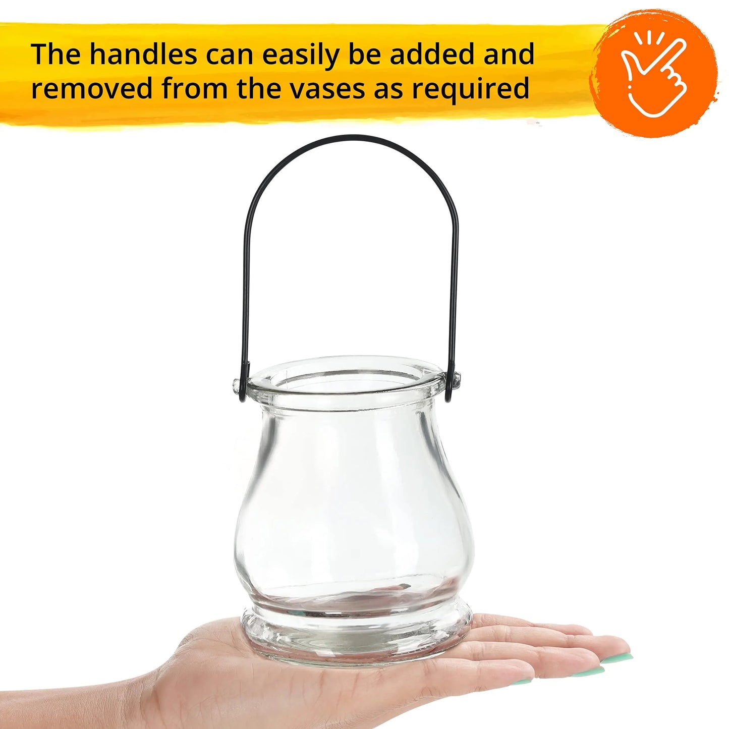 Glass Candle Holder #CH1685